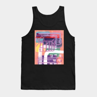 Abstract Three Tank Top